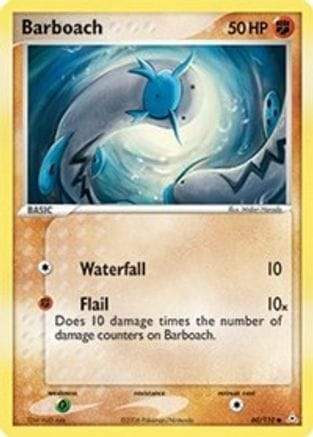 'Pokemon - 'Barboach 060/110  - Reverse Holofoil Holon Phantoms - Common