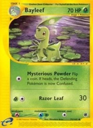 'Pokemon - 'Bayleef 071/165  Expedition - Uncommon