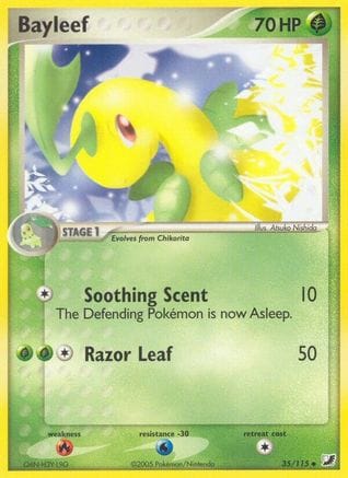 'Pokemon - 'Bayleef 035  Unseen Forces - Uncommon