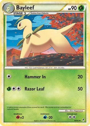 'Pokemon - 'Bayleef 040/95  Call of Legends - Uncommon