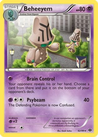 'Pokemon - 'Beheeyem 062  Next Destinies - Rare