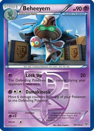 'Pokemon - 'Beheeyem (Team Plasma) 070  Plasma Storm - Rare