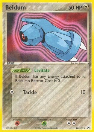 'Pokemon - 'Beldum 028/101  Hidden Legends - Uncommon