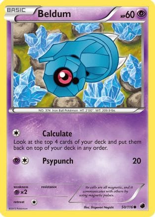 'Pokemon - 'Beldum 050  Plasma Freeze - Common