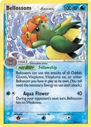 'Pokemon - 'Bellossom (Delta Species) 019  - Reverse Holofoil Holon Phantoms - Rare
