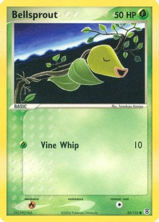 'Pokemon - 'Bellsprout 053/112  FireRed & LeafGreen - Common
