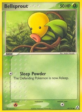 'Pokemon - 'Bellsprout 049  Legend Maker - Common
