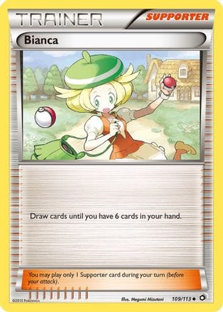 'Pokemon - 'Bianca 109/113  - Reverse Holofoil Legendary Treasures - Uncommon