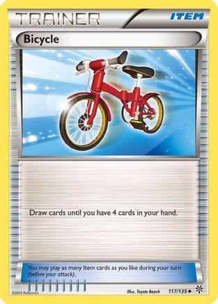 'Pokemon - 'Bicycle 117/135  Plasma Storm - Uncommon