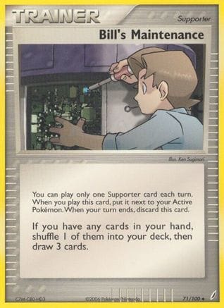 'Pokemon - 'Bill's Maintenance 071/100  Crystal Guardians - Uncommon