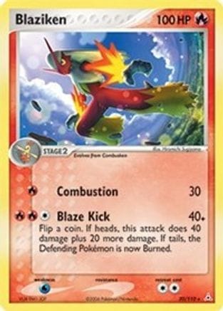 'Pokemon - 'Blaziken 020  - Reverse Holofoil Holon Phantoms - Rare