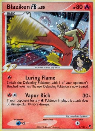 'Pokemon - 'Blaziken FB 002  - Holofoil Supreme Victors - Holo Rare