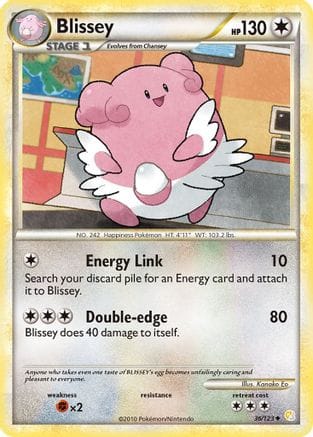 'Pokemon - 'Blissey 036  HeartGold SoulSilver - Uncommon