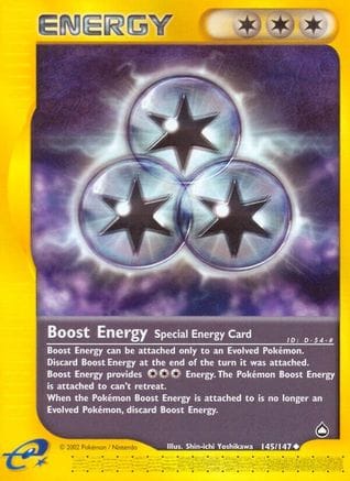 'Pokemon - 'Boost Energy 145  Aquapolis - Uncommon