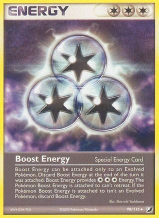 'Pokemon - 'Boost Energy 098  Unseen Forces - Uncommon