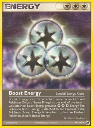 'Pokemon - 'Boost Energy 087  - Reverse Holofoil Dragon Frontiers - Uncommon