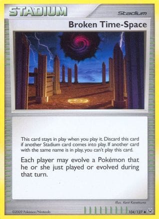 'Pokemon - 'Broken Time-Space 104/127  - Reverse Holofoil Platinum - Uncommon