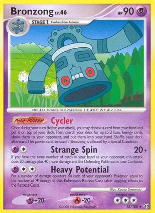 'Pokemon - 'Bronzong 013  Stormfront - Rare
