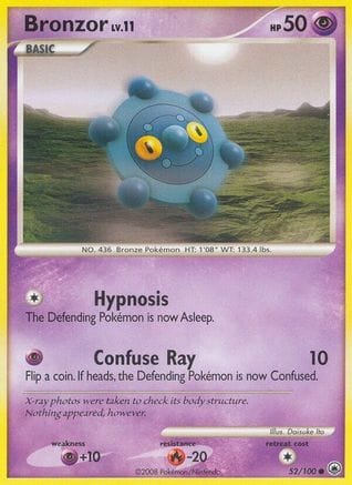 'Pokemon - 'Bronzor 052  Majestic Dawn - Common