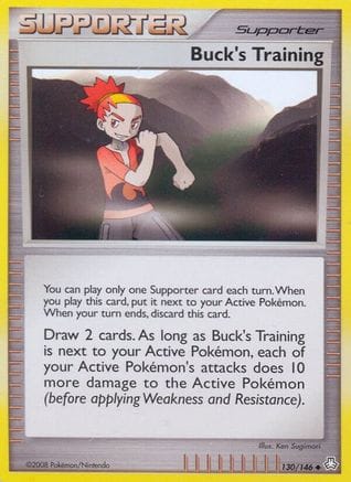 'Pokemon - 'Buck's Training 130/146  Legends Awakened - Uncommon