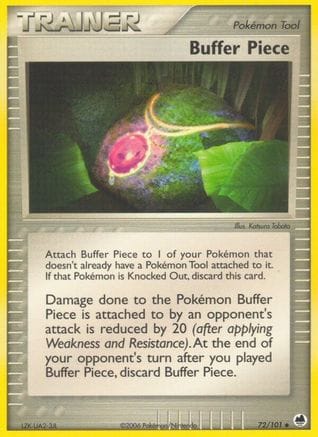 'Pokemon - 'Buffer Piece 072/101  - Reverse Holofoil Dragon Frontiers - Uncommon