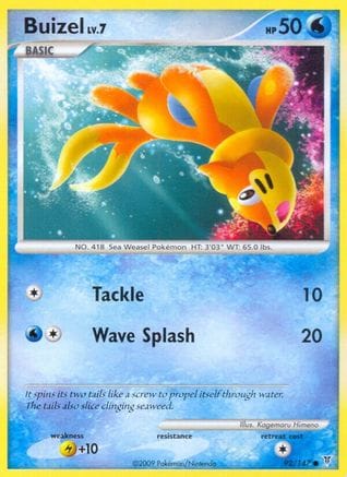 'Pokemon - 'Buizel 092  Supreme Victors - Common