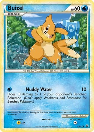 'Pokemon - 'Buizel 045  Unleashed - Common