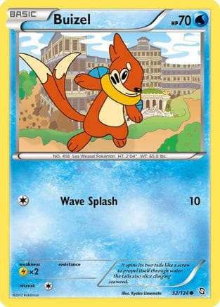 'Pokemon - 'Buizel 032  Dragons Exalted - Common