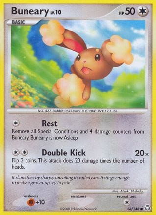 'Pokemon - 'Buneary 086  - Reverse Holofoil Legends Awakened - Common