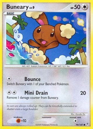 'Pokemon - 'Buneary 094  - Reverse Holofoil Supreme Victors - Common