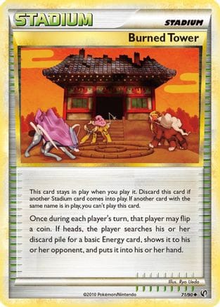 'Pokemon - 'Burned Tower 071/90  Undaunted - Uncommon