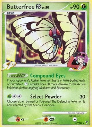 'Pokemon - 'Butterfree FB 017  Supreme Victors - Rare