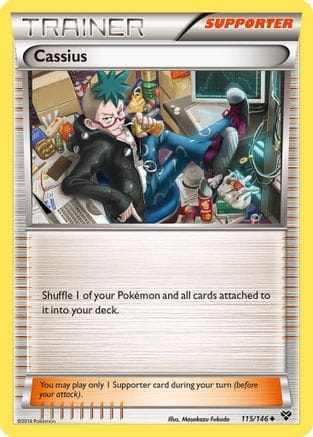 'Pokemon - 'Cassius 115/146  XY Base Set - Uncommon