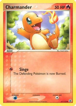 'Pokemon - 'Charmander 057/112  FireRed & LeafGreen - Common