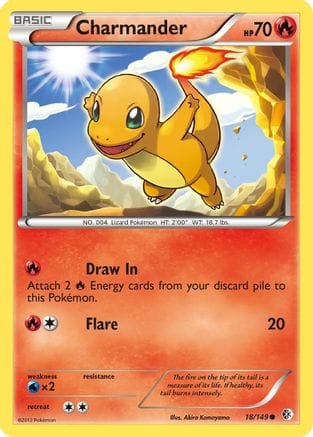 'Pokemon - 'Charmander 018/149  Boundaries Crossed - Common