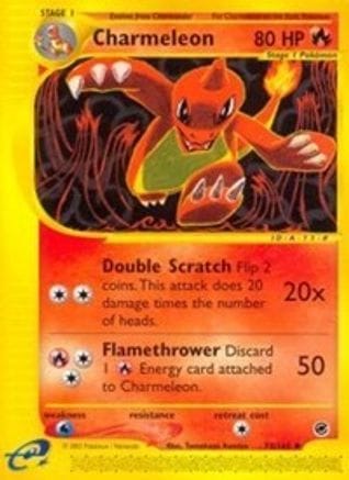 'Pokemon - 'Charmeleon 073/165  - Reverse Holofoil Expedition - Uncommon