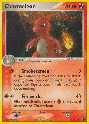 'Pokemon - 'Charmeleon 110  - Holofoil Team Rocket Returns - Secret Rare