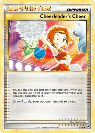 'Pokemon - 'Cheerleader's Cheer 076  - Reverse Holofoil Call of Legends - Uncommon