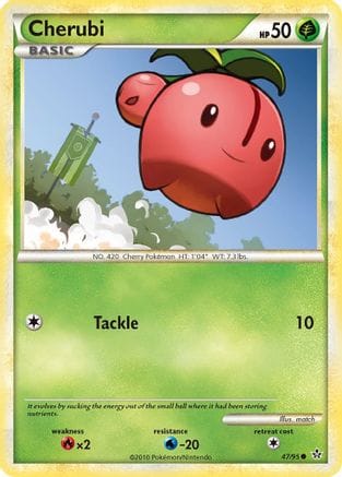 'Pokemon - 'Cherubi 047  Unleashed - Common
