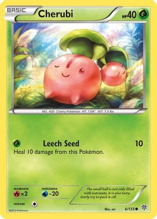 'Pokemon - 'Cherubi 006  Plasma Storm - Common