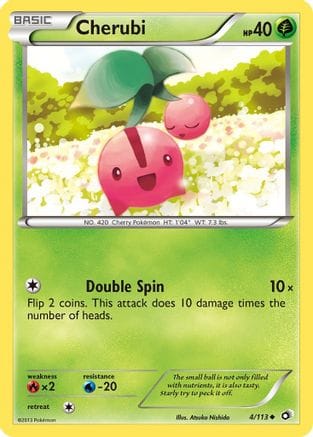 'Pokemon - 'Cherubi 004  Legendary Treasures - Uncommon