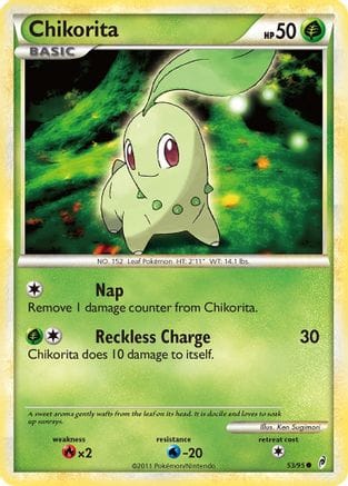 'Pokemon - 'Chikorita 053/95  Call of Legends - Common