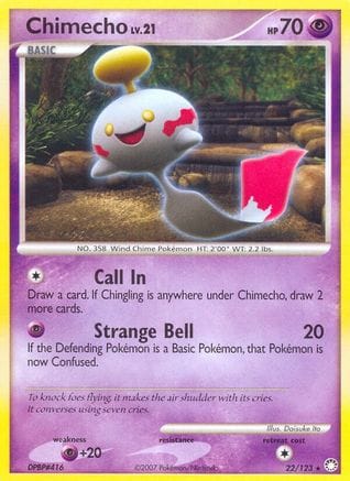 'Pokemon - 'Chimecho 022  Mysterious Treasures - Rare