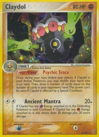 'Pokemon - 'Claydol 005  - Holofoil Deoxys - Holo Rare