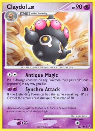 'Pokemon - 'Claydol 022  Supreme Victors - Rare