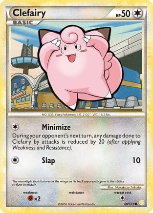 'Pokemon - 'Clefairy 060  HeartGold SoulSilver - Common