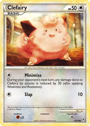 'Pokemon - 'Clefairy 054/95  Call of Legends - Common