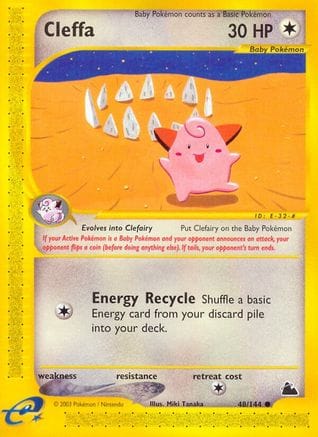 'Pokemon - 'Cleffa 048  Skyridge - Common