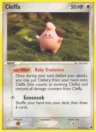 'Pokemon - 'Cleffa 021  Unseen Forces - Rare