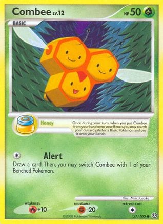 'Pokemon - 'Combee 057  - Reverse Holofoil Stormfront - Common